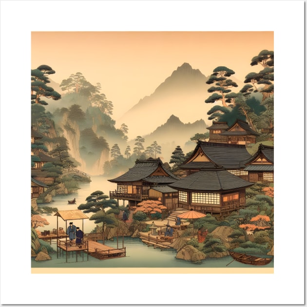 Japanese Art: Exploring Ancient Beauty and Modern Expression Wall Art by insaneLEDP